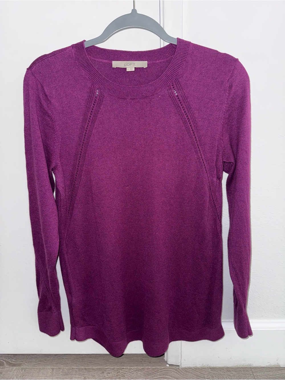 LOFTCrewneck Pullover Sweater Lightweight Old Money Beachy Minimalist Cozy